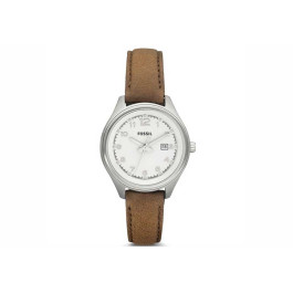 Bracelet de montre Fossil AM4379 Cuir Brun 14mm